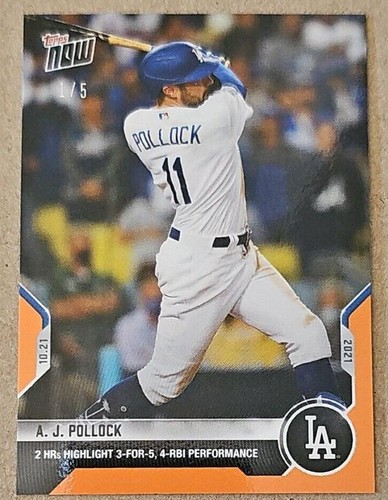 2021 Topps Now - A.J. Pollock #1000