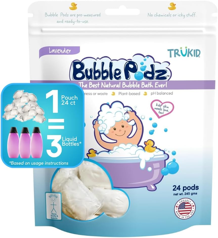 Bubble Podz for Baby, Refreshing Bubble Bath for Dry, Sensit