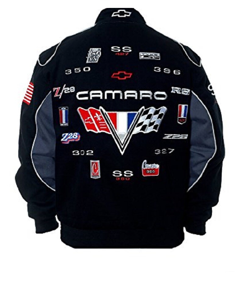Authentic Camaro Collage Racing Embroidered Cotton Jacket JH