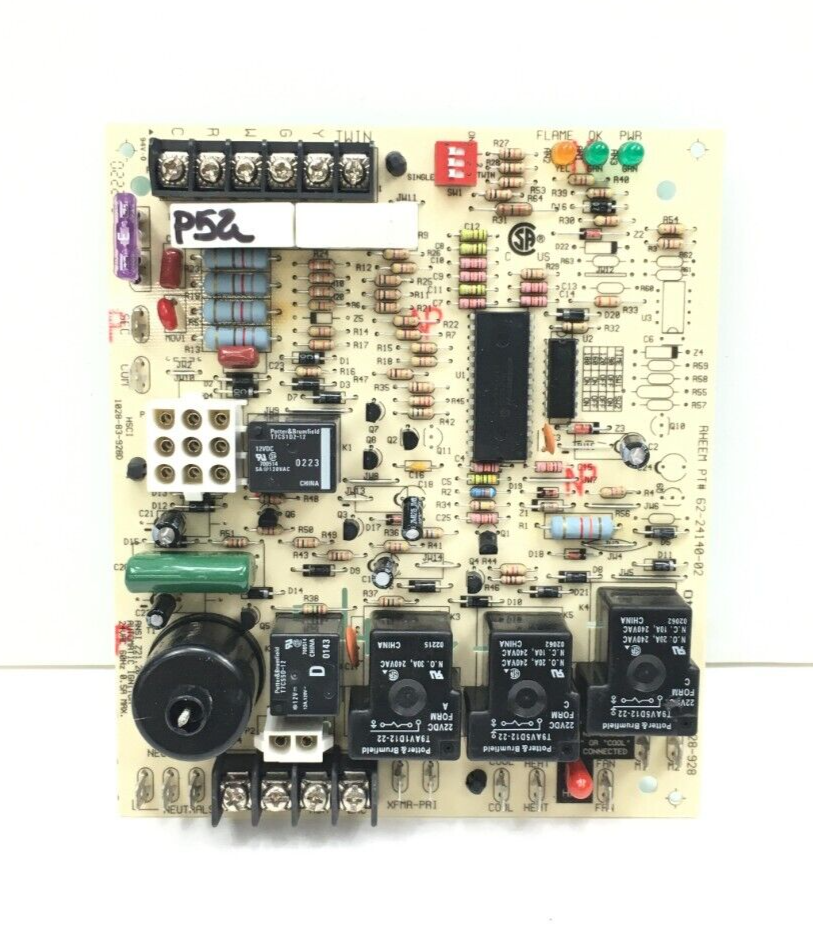 Rheem Rudd 62-24140-02 Furnace Control Circuit Board 1028-928  used #P52