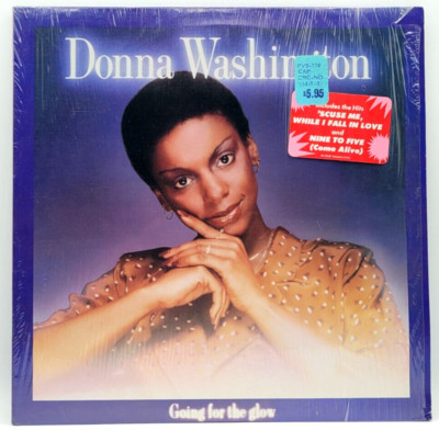 DONNA WASHINGTON - GOING FOR THE GLOW - SOUL LP RECORD EMI IN SHRINK