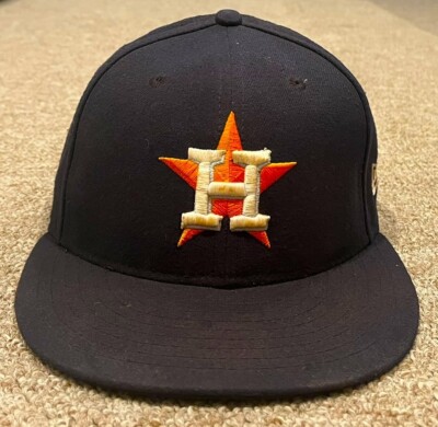 Jose Altuve MLB Holo Game Used Hat Cap 2023 Houston Astros POUNDED