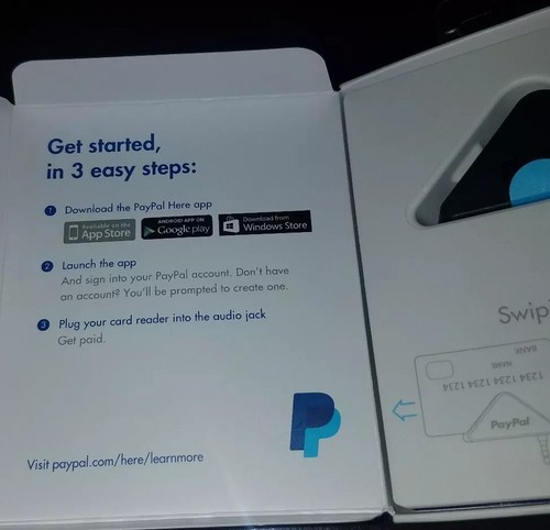 Paypal Here Mobile Card Reader Brand New in Retail Package Audio Jack