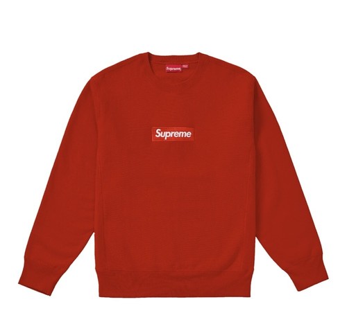 トップス supreme boxlogo crewneck Supreme Box Logo Crewneck (FW22) Blue Men's - FW22 - US