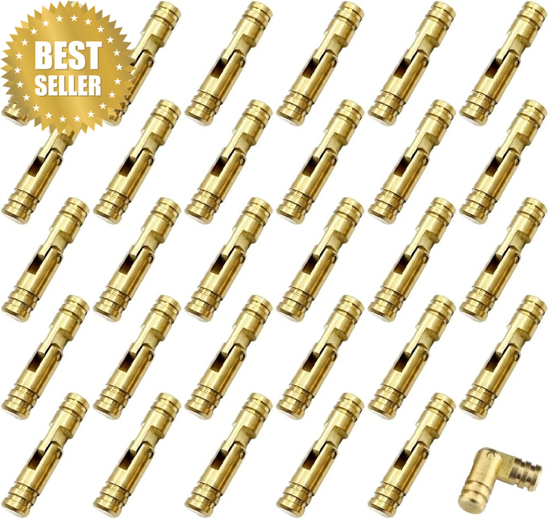 Hidden Hinges 30Pcs 5X25Mm, Invisible Hinge for Crafts
