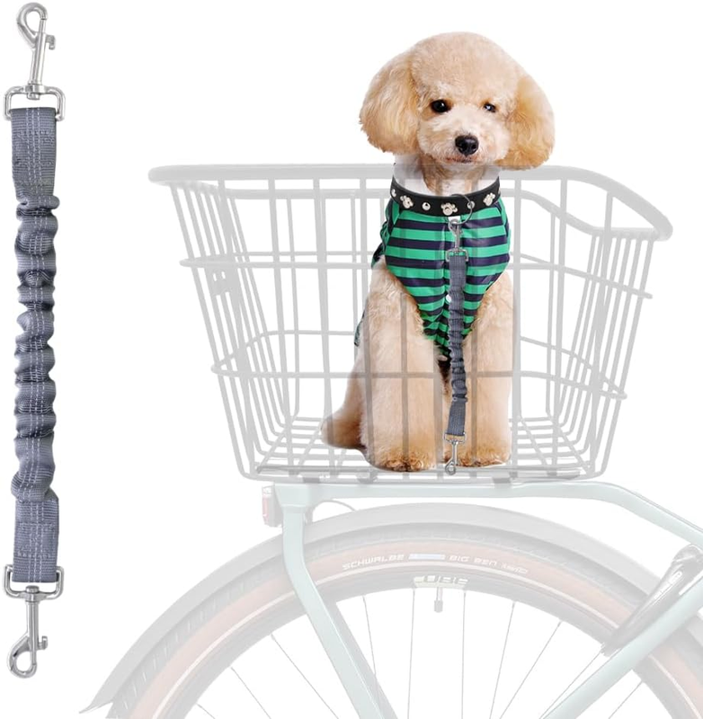 Bike Basket Rear, [Tool-Free Install], Bike Rack Basket for Dog Pet, Metal Wi...