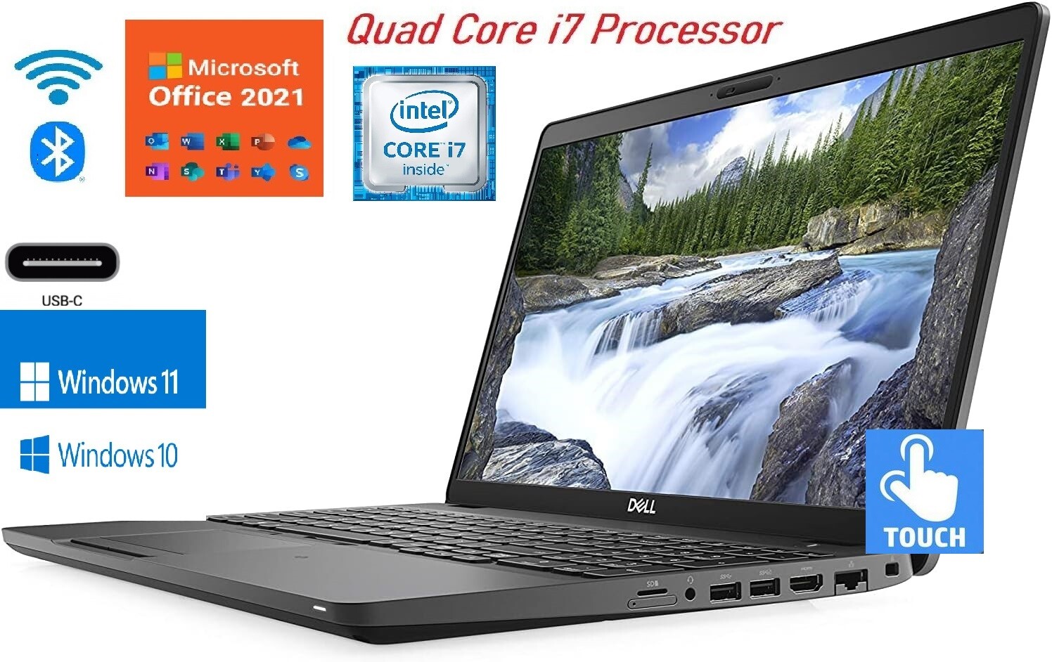 Dell Latitude 5500 i7-8665U Touch 16GB 32GB RAM 512GB 1TB Dell Latitude 5500 i7-8665U Touch 16GB 32GB RAM 512GB 1TB