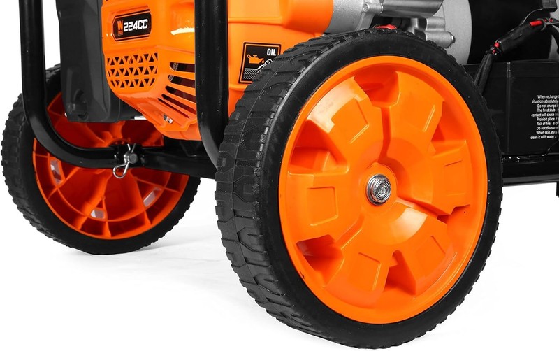 WEN 5,600-W Portable RV Ready Gas Powered Generator, Electric Start, CO Sensor