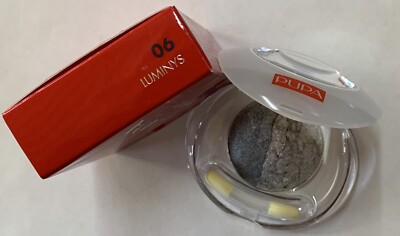 PUPA Multi-Effect Baked Eyeshadow Duo Luminys 06 Grey/Silver 0.08oz