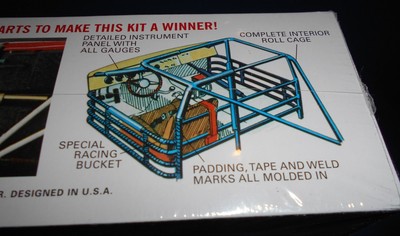 MPC Buddy Baker's 1973 Dodge Charger Big 1/16 Scale Kit-NEW-Model Car Swap Meet