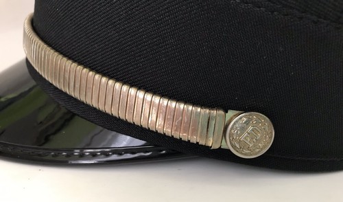 EUC Midway Cap Co FD Bell Crown Cap 7 1/8 Fire Dept Uniform