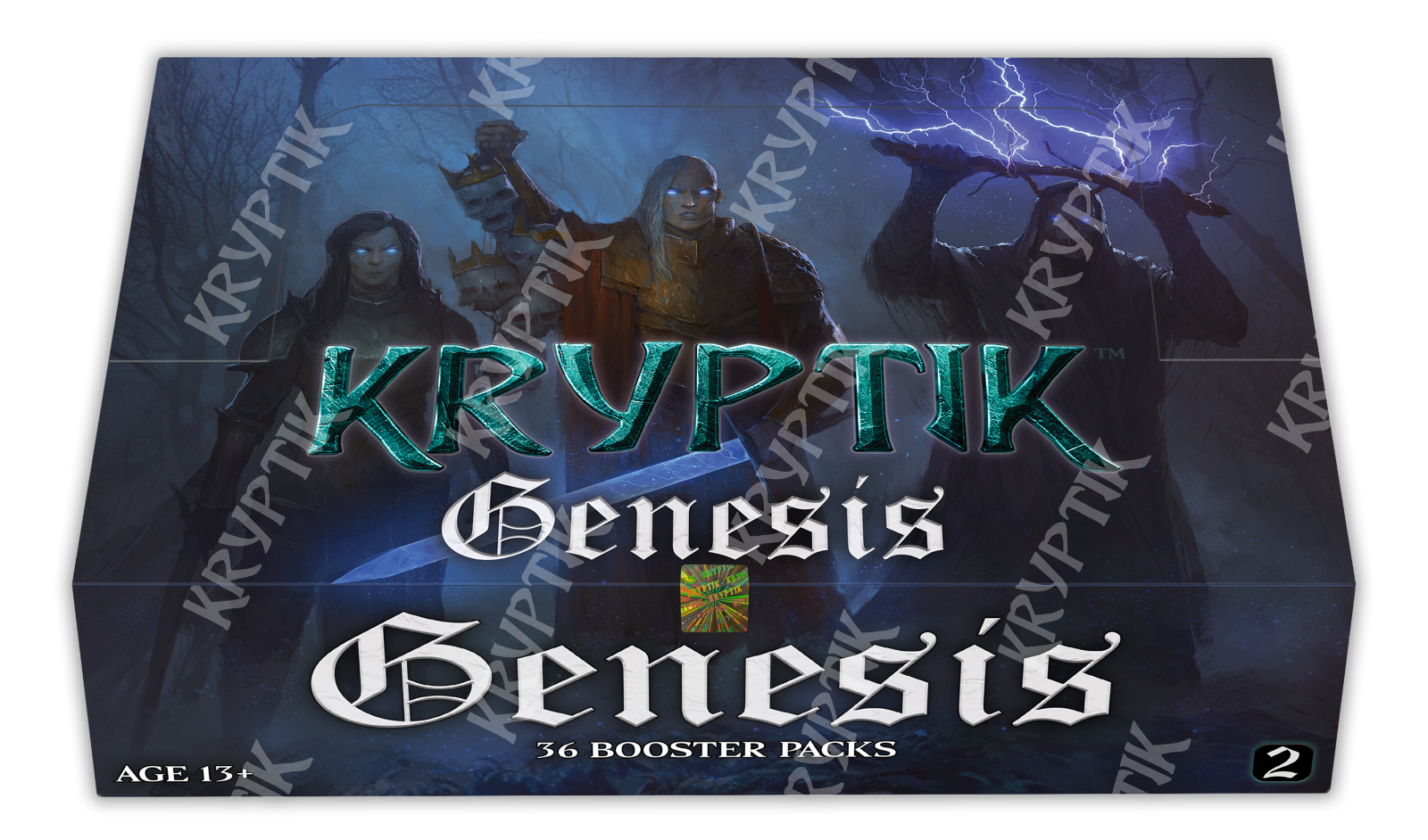 Дисплей бустерной коробки Genesis Wave 2 Kryptik TCG