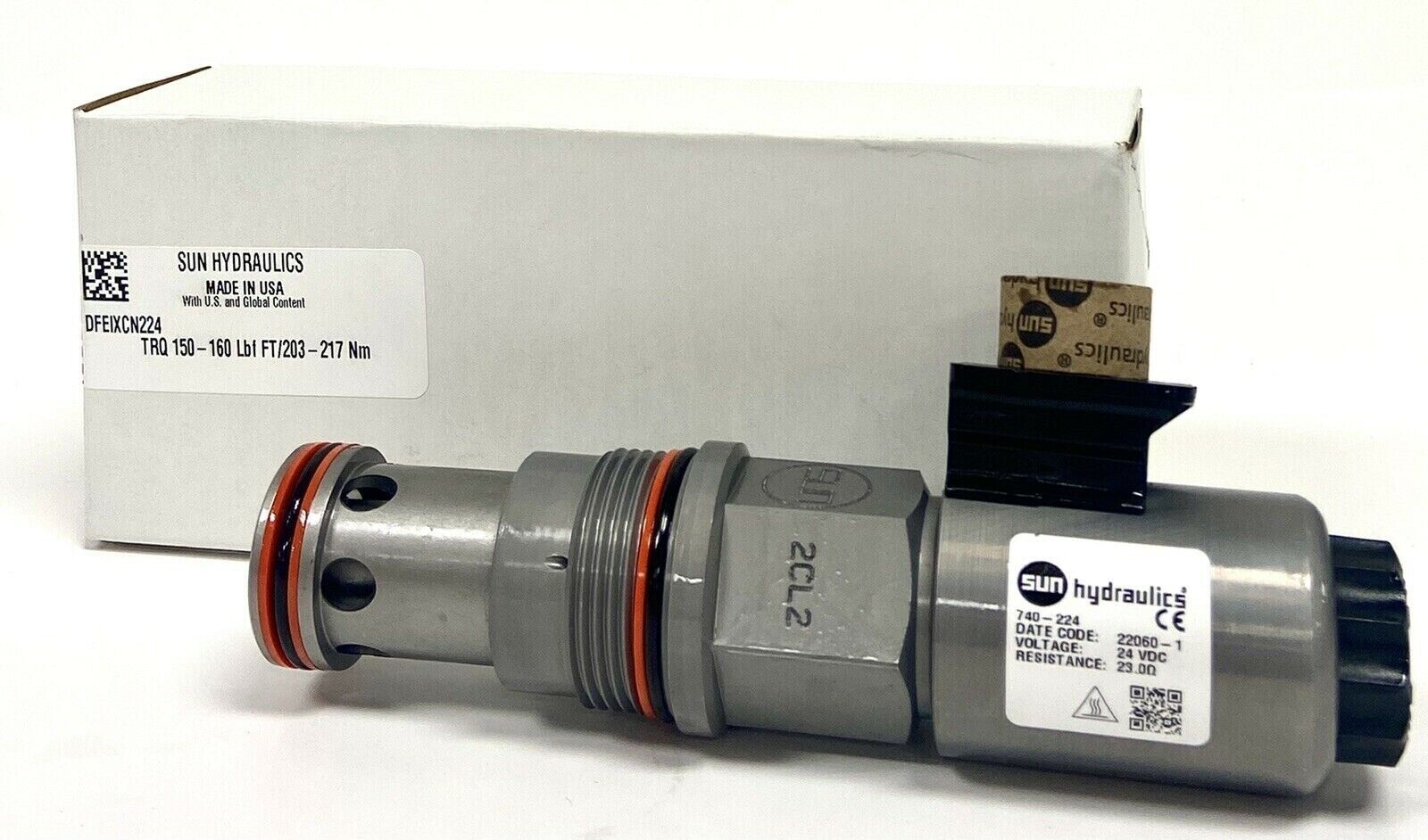 New Sun Hydraulics 740224 DFEIXCN224 Valve Cartridge TRQ 150 New Sun Hydraulics 740224 DFEIXCN224 Valve Cartridge TRQ 150