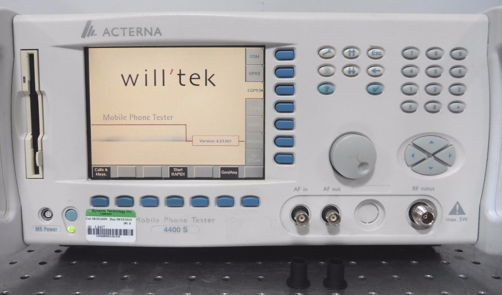 C138020 Acterna will'tek 4400S / 4403 Mobile Phone Tester (GSM, GPRS, EDGE)