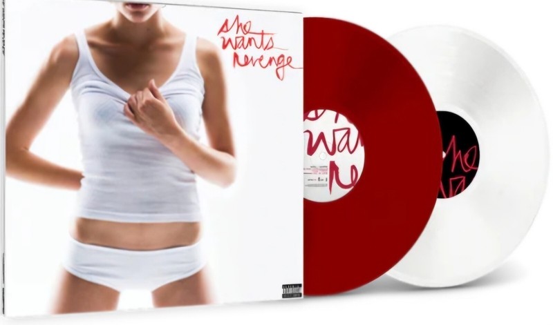 SHE WANTS REVENGE SELF TITLED LIMITED EDITION RED & CLEAR
