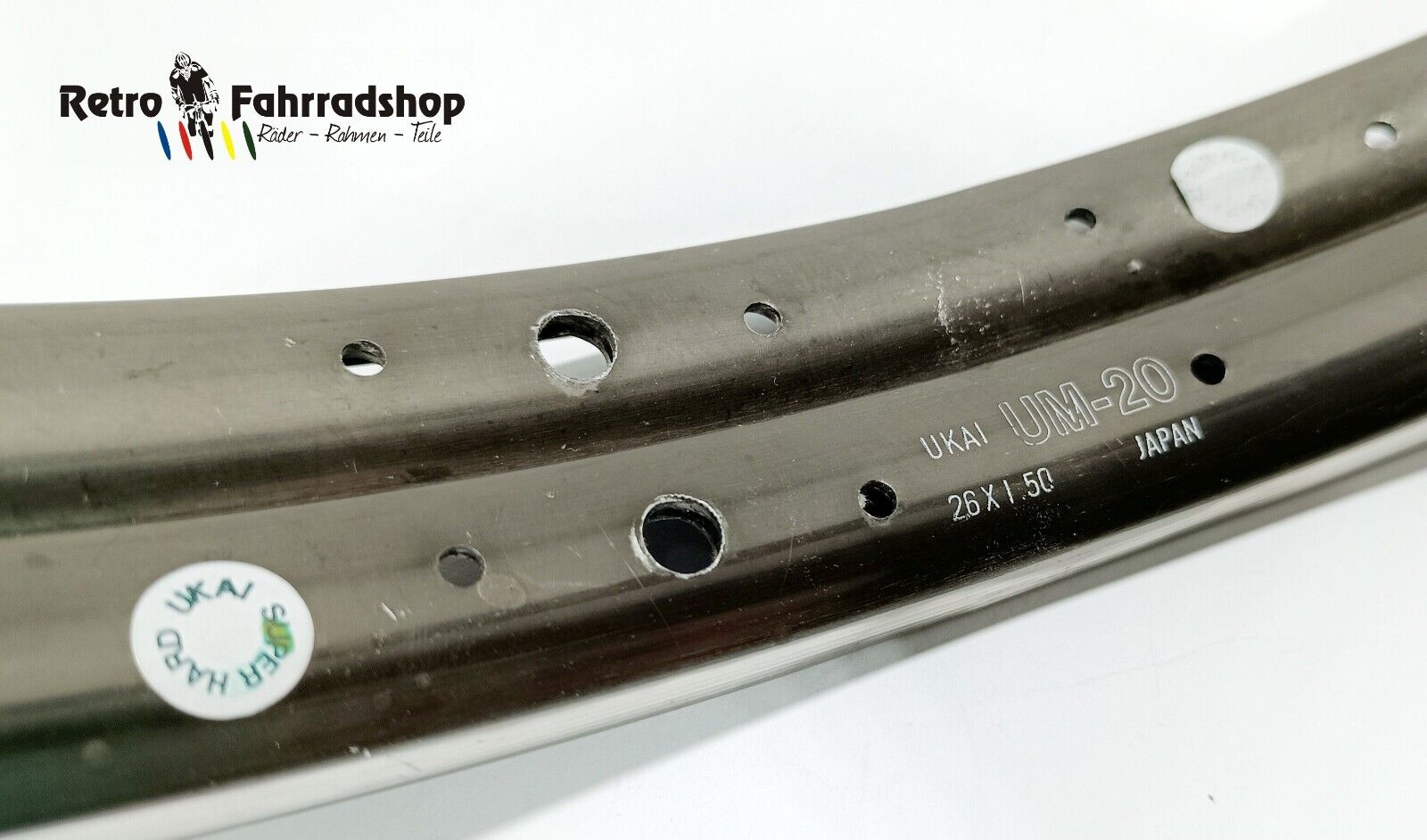 UKAI UM-20 26x1,50 36h MTB Felgen Super Hard Finish RAR UKAI UM-20 26x1,50 36h MTB Felgen Super Hard Finish RAR