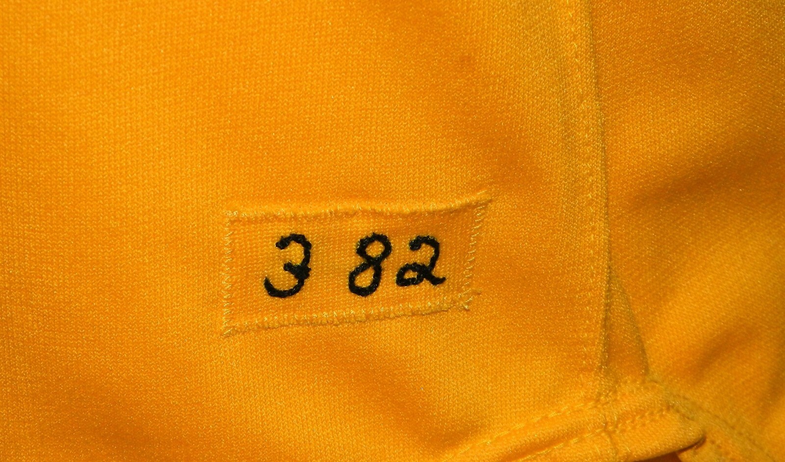 1982 Johnny Ray Game Worn Pittsburgh Pirates Gold Jersey #3 - Wilson Size 40
