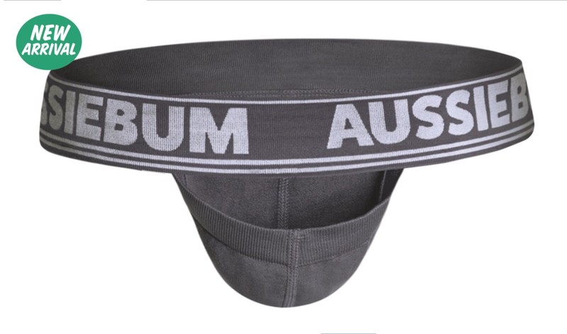 AussieBum Men GRAY Sport Cup. They've dropped the back straps,