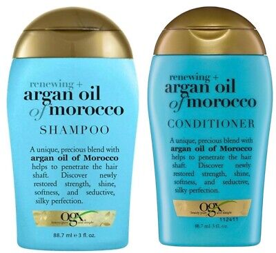 OGX Renewing+Argan Oil Of Morocco Shampoo and Conditioner 3 Fl Oz Each (pack 10)