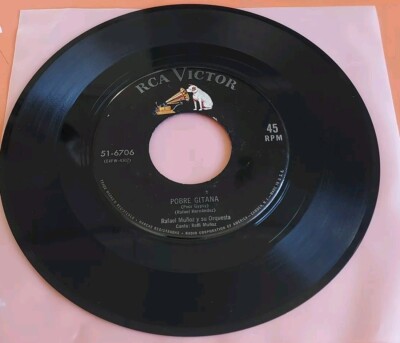 Rafael Munoz Y Orquesta Pobre Gitana / Amor De Mis Amores RCA VICTOR VG+ #5300