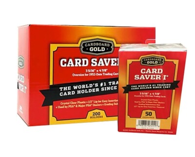 200 CBG Card Saver I 1 Large Semi Rigid PSA/Beckett Grading Submission Holders