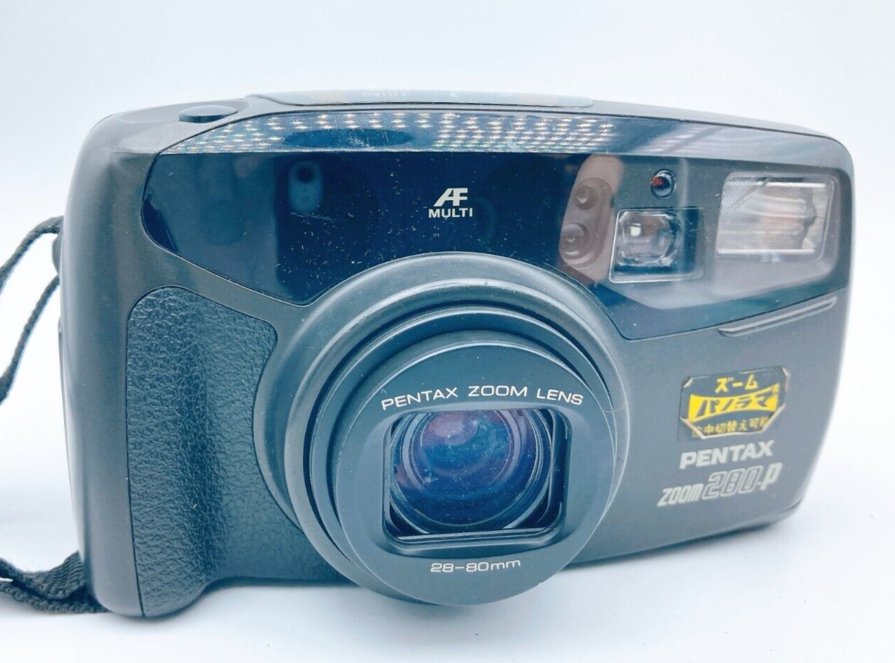 PENTAX zoom280-P 28〜80mm ペンタックスのフィルムカメラ Pentax Zoom 280-P 28-80mm Compact Film Camera – Tested, Very