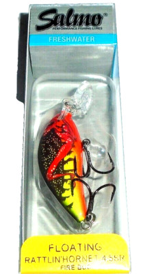 Salmo 4.5 F Rattlin' Shallow Hornet Crankbaits  (Fire Bug)