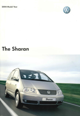 Volkswagen VW Sharan Range Original Car Sales Brochure Collectible 2004 UK Mkt