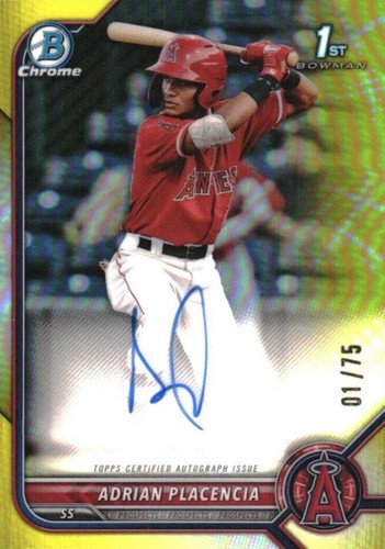 2022 Bowman Chrome - Adrian Placencia #CPA-APA