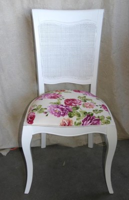 SEDIA  BIANCA IMBOTTITA SALOTTO CLASSICA VARI COLORI VARIE STOFFE