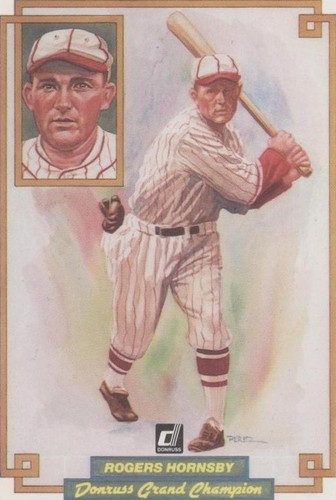 1984 Donruss - Rogers Hornsby #20