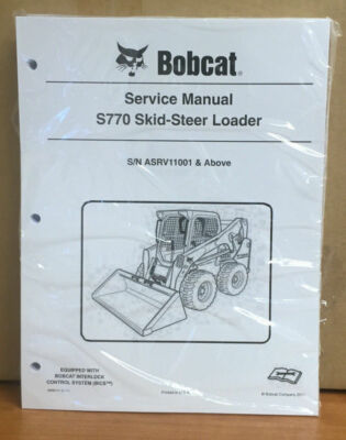Bobcat S770 Skid Steer Loader Service Manual Shop Repair Book 2 Part # 6990111