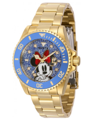 Invicta Disney Women's 36mm Blue Glitter Dial Minnie Limited Edition Watch 41340