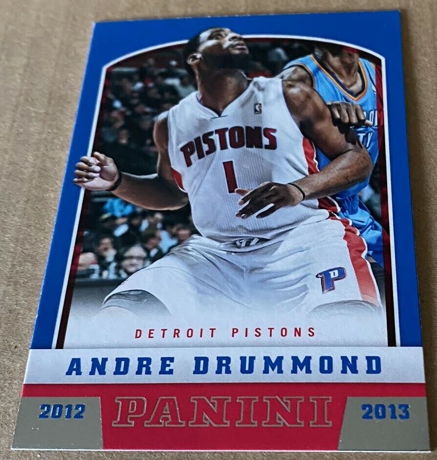 ANDRE DRUMMOND Rookie Card #211 2012-13 PANINI NM-MT Condition . rookie card picture