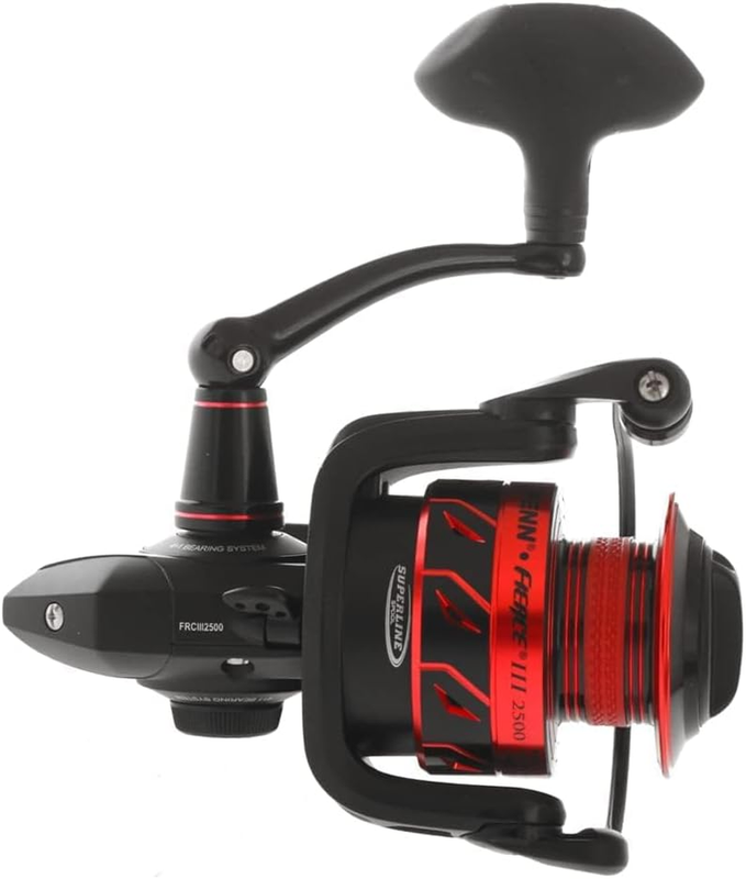 Fierce III Live Liner Free Spool Fishing Reel - 5 Bearings, Full Metal Body, for