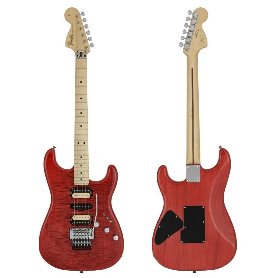 値下げ中♪Michiya Haruhata Stratocaster Fender Made in Japan Michiya Haruhata Stratocaster Trans
