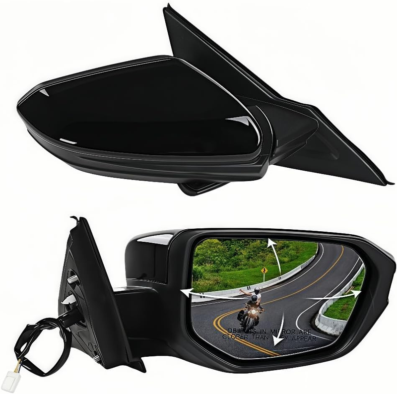 Right Passenger Side Power Mirror Non-Heated 3-Pin for Honda Civic 2016-2021