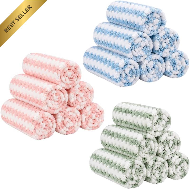 Microfibre Cleaning Cloths 18Pk Kitchen Dishes Multi-Surface