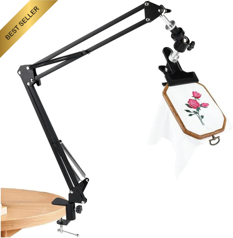 Embroidery Hoop Crossstitch Stand Adjustable Rotated Embroidery Hoop Holder Meta
