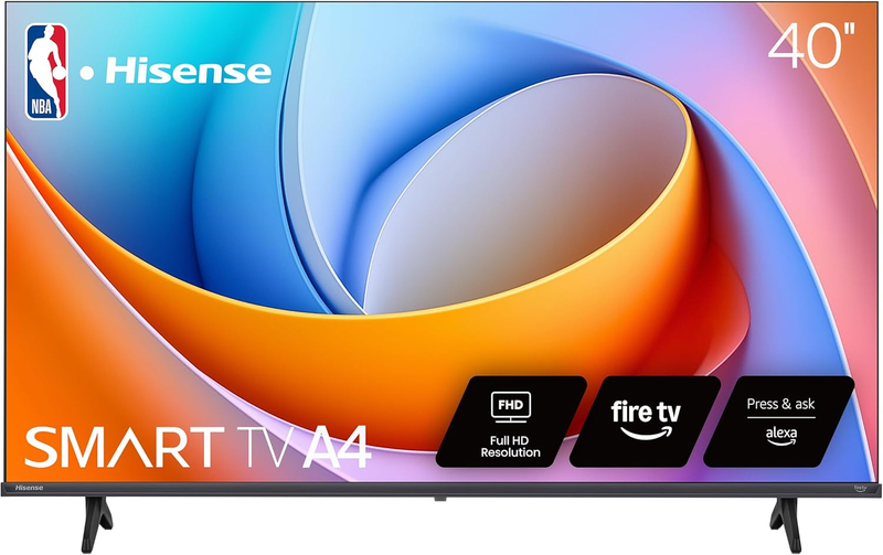 Hisense 40 Inch Class A4 Series FHD Smart Fire TV 2025 Model Alexa