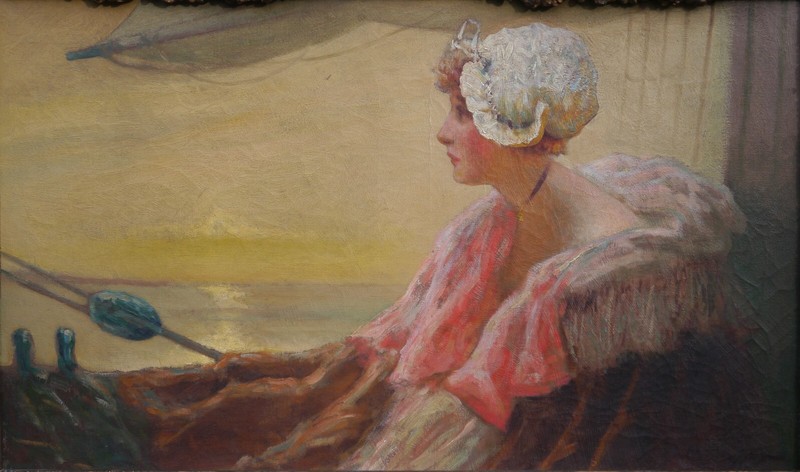 Albert Matignon (1869-1937).Exil De Manon Lescaut.Symbolisme,Mer,Amerique,Voyage