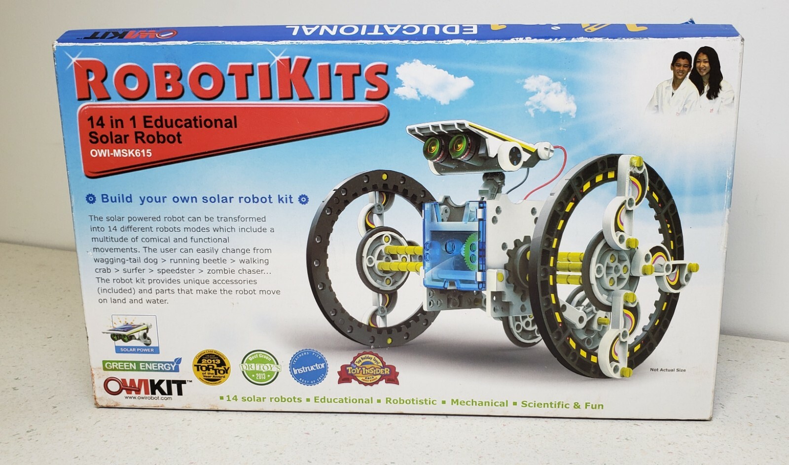 OWI Roboti Kids kits 14-in-1 Educational Solar Robot Kit OWI Roboti Kids kits 14-in-1 Educational Solar Robot Kit