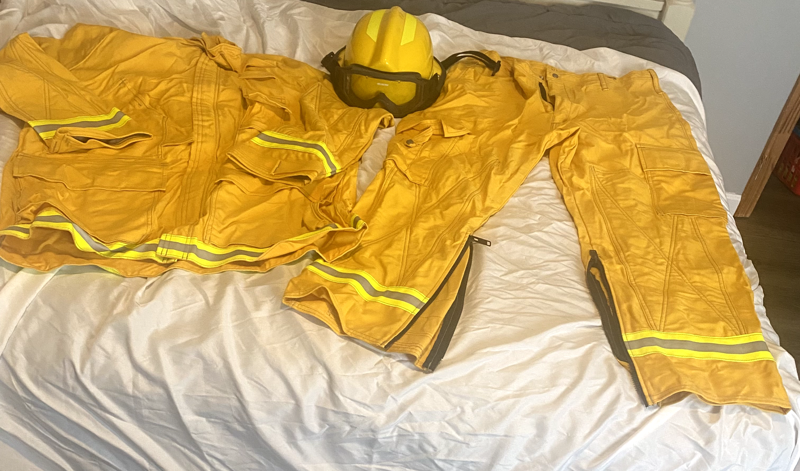 Pants Coat Helmet Goggles