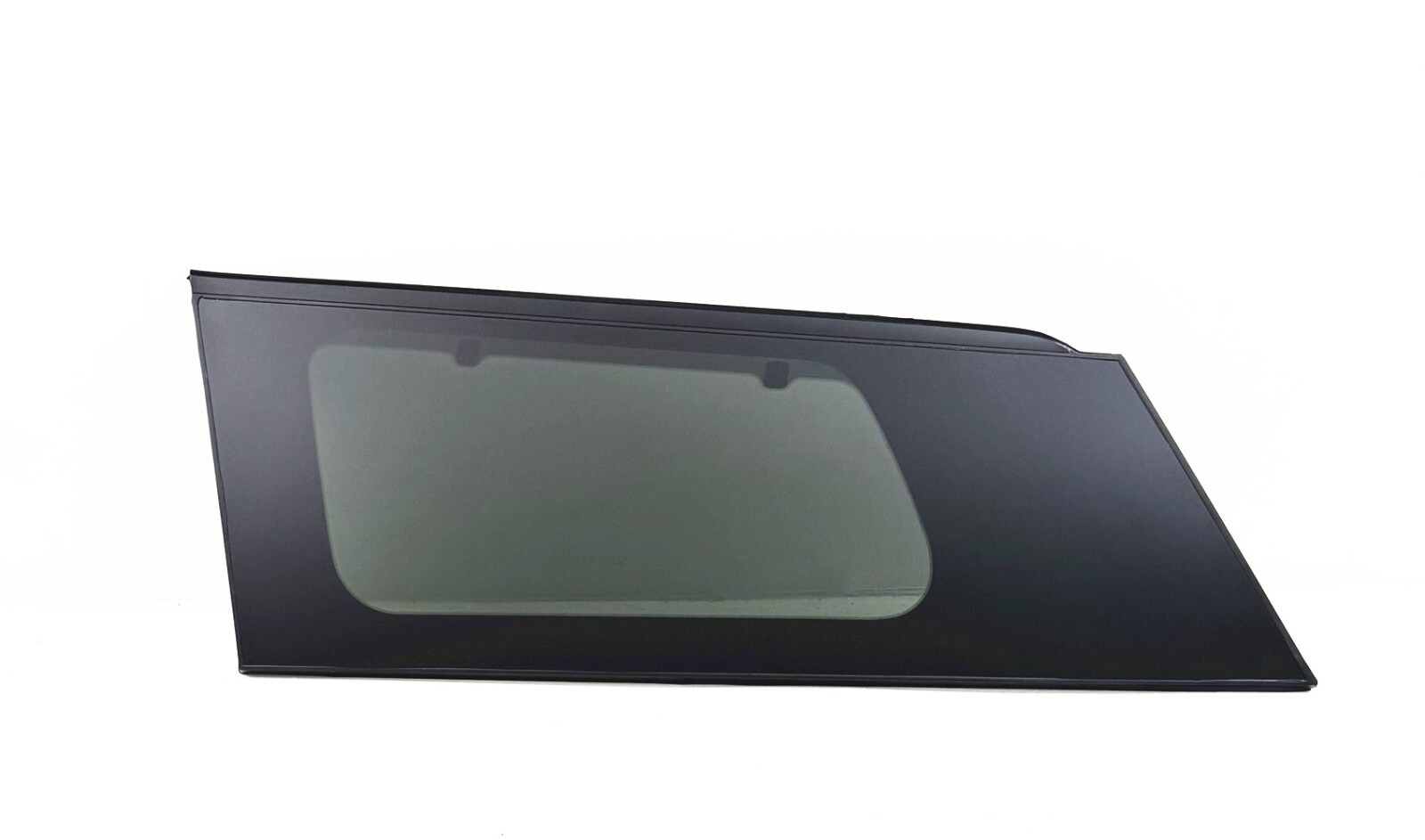 Driver/Left Quarter Window Glass With Black Molding For 2015-2021 Kia Sedona