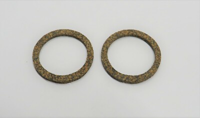 Pair Hit & Miss Gas Engine Motor Drip Oiler Gasket 1 1/4'' fits Lunkenheimer #0