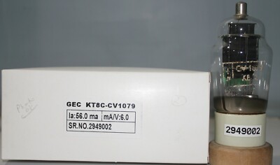 KT8C CV1079 GEC NOS Ceramic base Tested on Avo 160