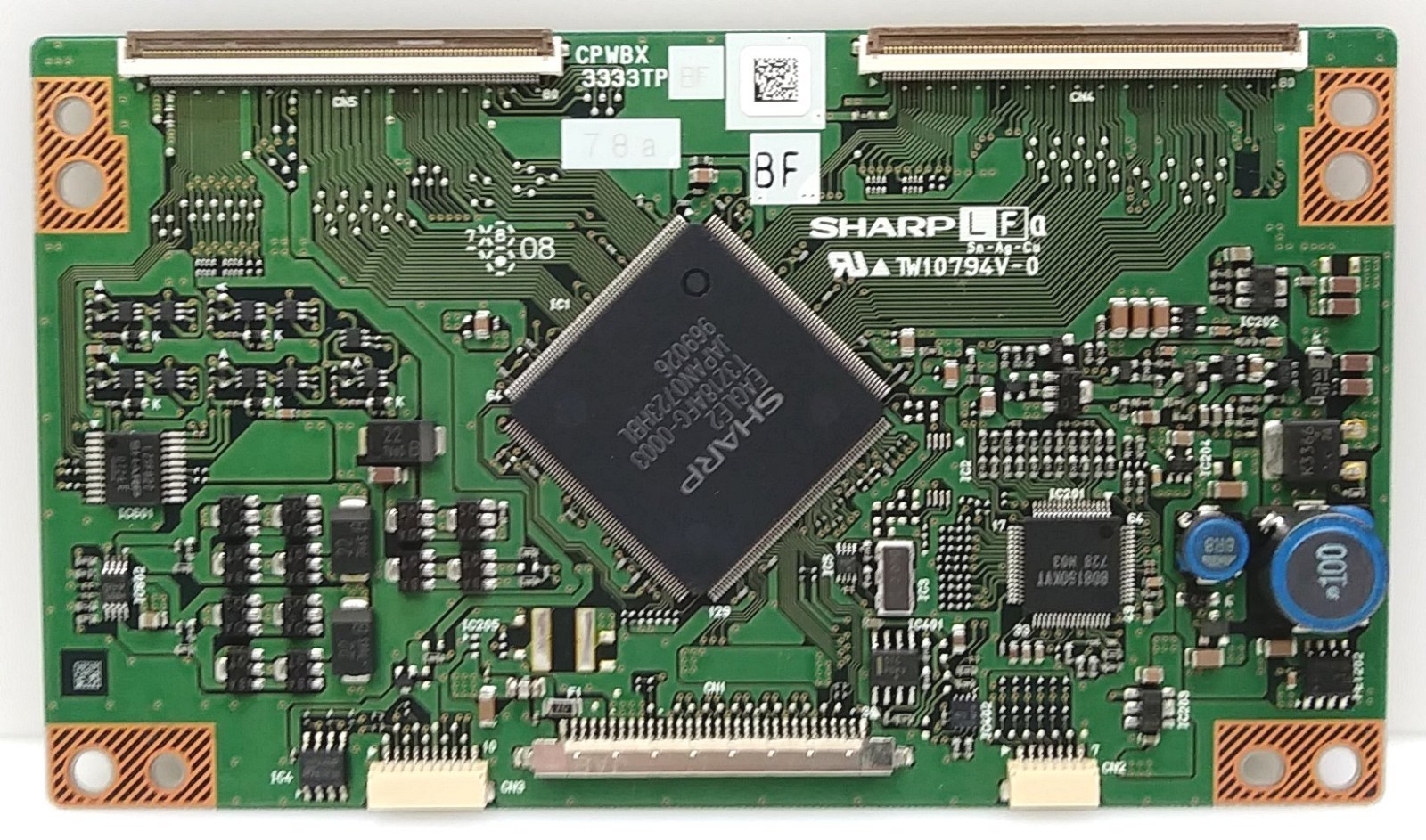 Sharp LC-26SH12US T-Con Board CPWBX-3333TPBF (TW10794V-0) | eBay