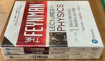 4-7 DAYS DELIVERY-Feynman Lectures on Physics (3 Volumes Set