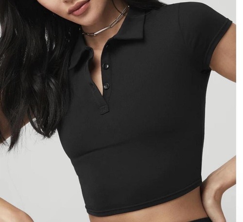 alo トップス Alo Yoga プールオーバー 長袖 トップス ロゴ ジップアップ (ALO