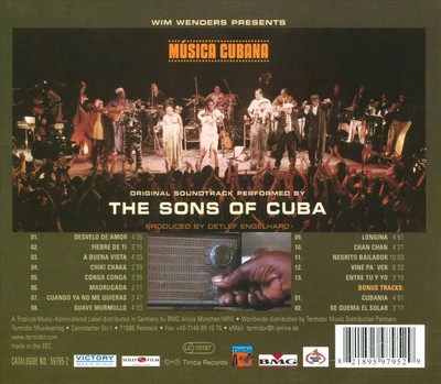THE SONS OF CUBA - MUSICA CUBANA/SONS OF CUBA * NEW CD